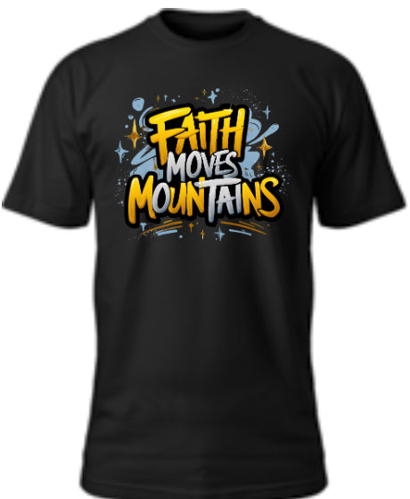 Faith Moves Mountains Kids Tee
