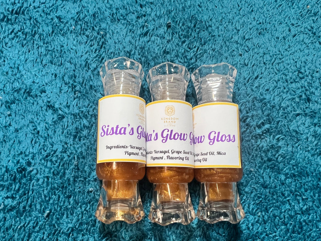 Sista’s Glow Gloss -Pineapple Scent