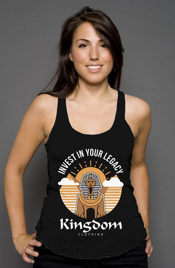 Invest Racerback Tank