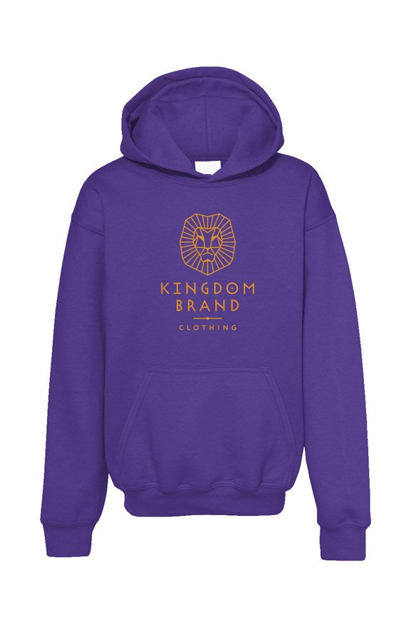 Purple Logo Youth Pullover Hoodie