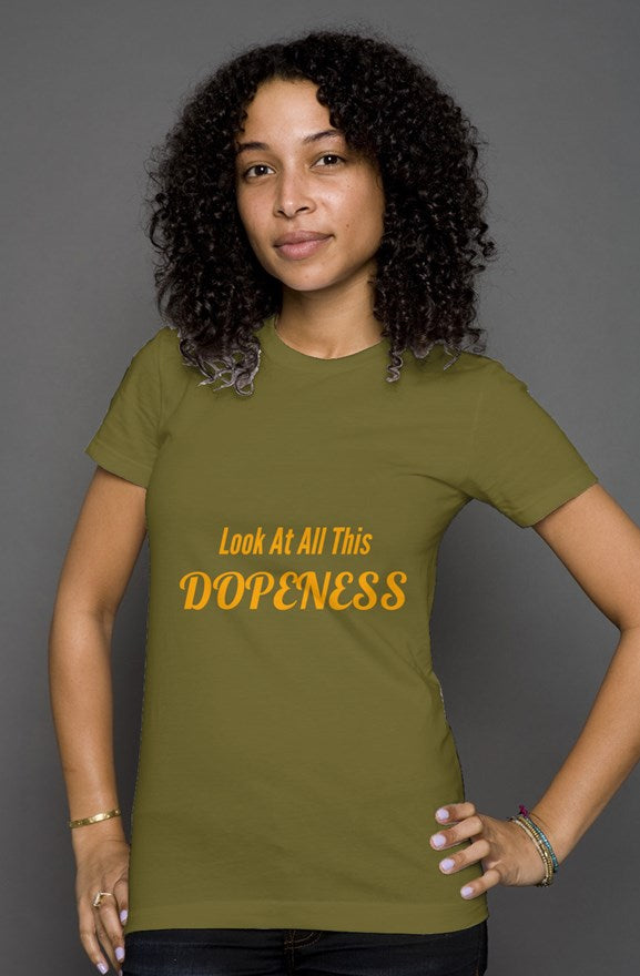 All This Dopeness Tee Olive 