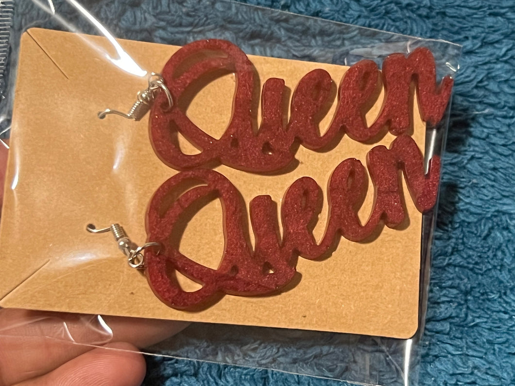 Ruby Queen Earrings
