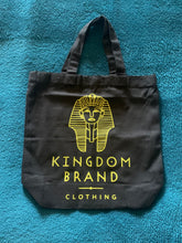 Load image into Gallery viewer, Black Canvas Pharaoh Tote Bag
