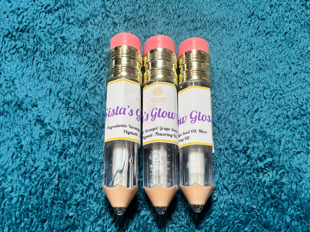 Sista’s Glow Gloss- Kiwi Strawberry Scent