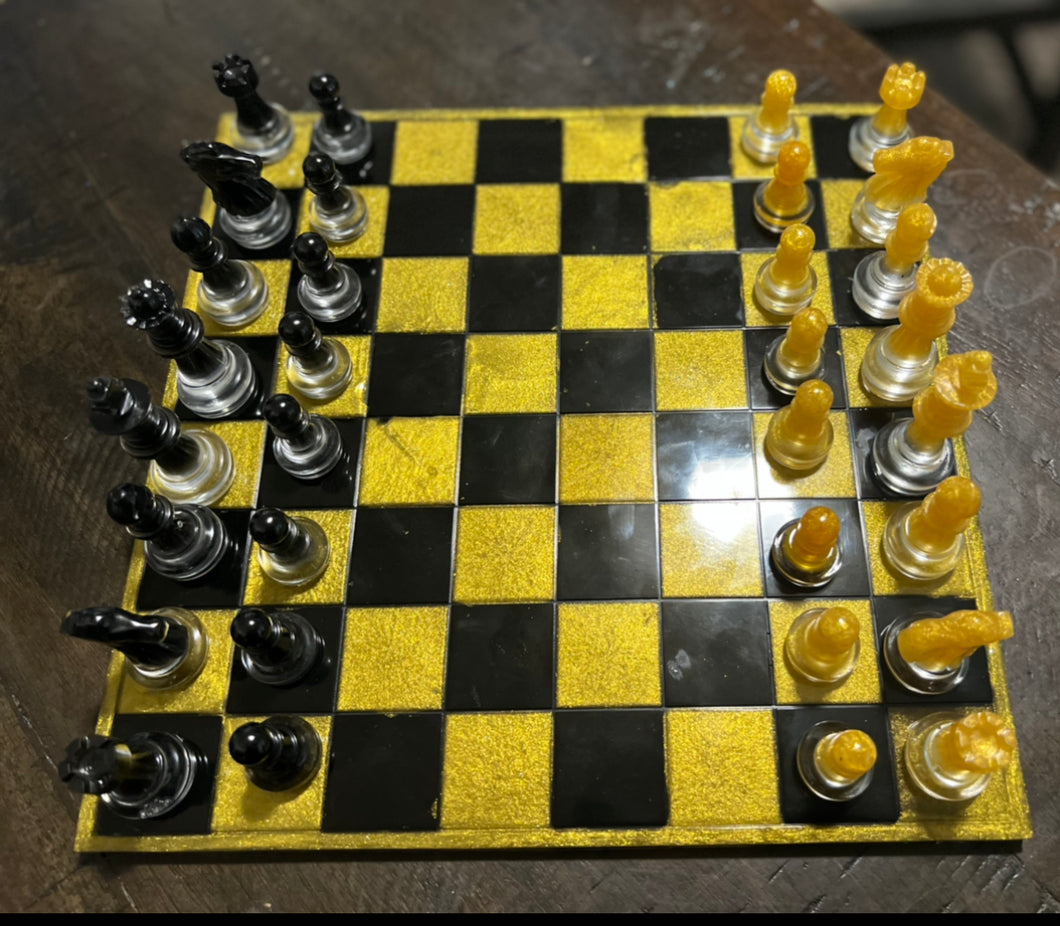 Golden Night Chess Set