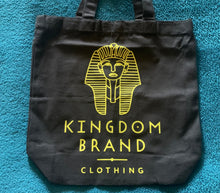 Load image into Gallery viewer, Black Canvas Pharaoh Tote Bag
